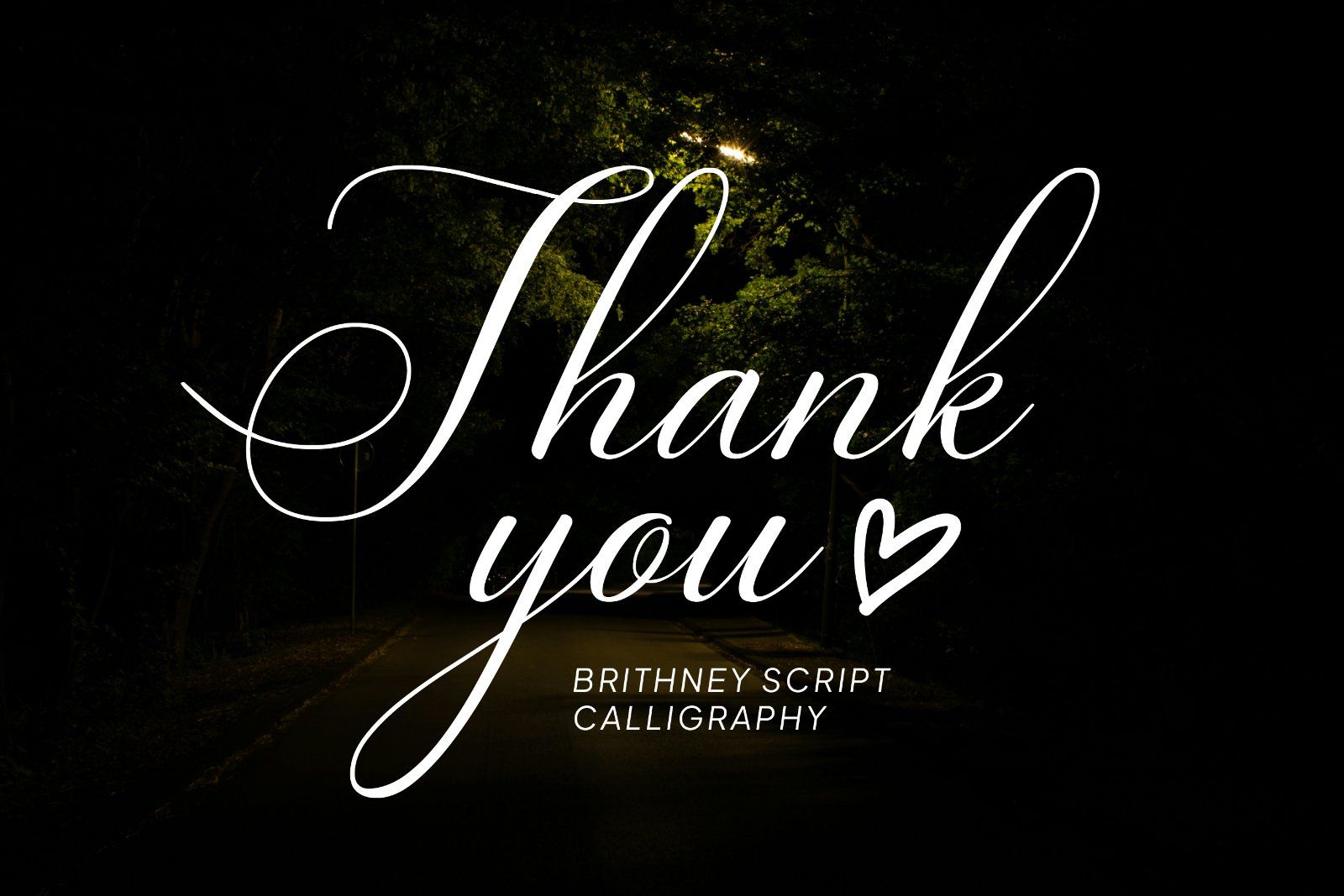 Brithney - Beautiful Calligraphy Font — image 10