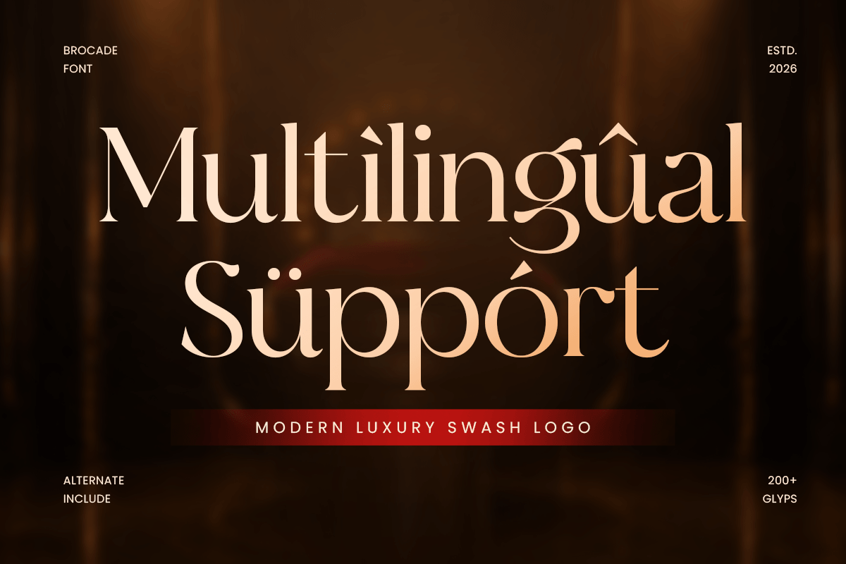 Brocade-Modern Luxury font — image 12