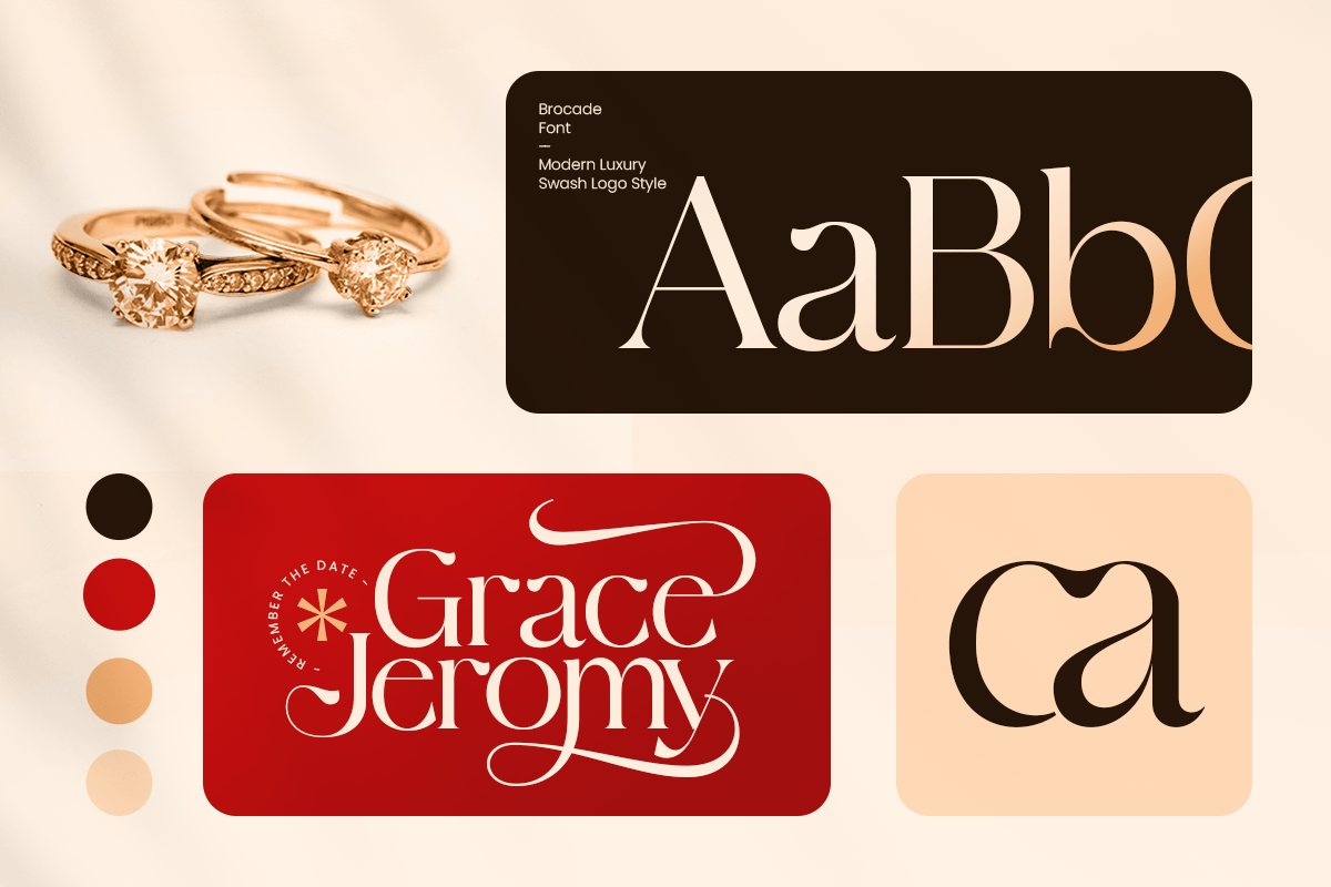 Brocade-Modern Luxury font — image 2
