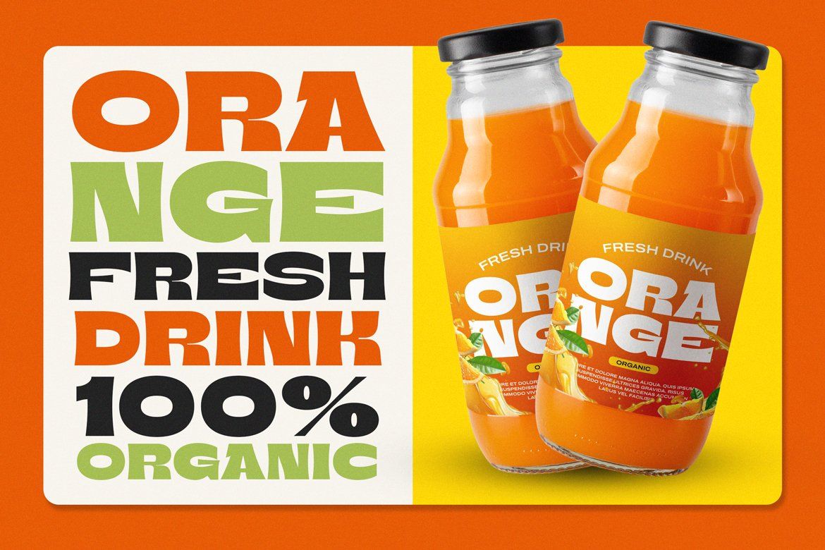 Bront-Olo – Retro Groovy Bold Display Font