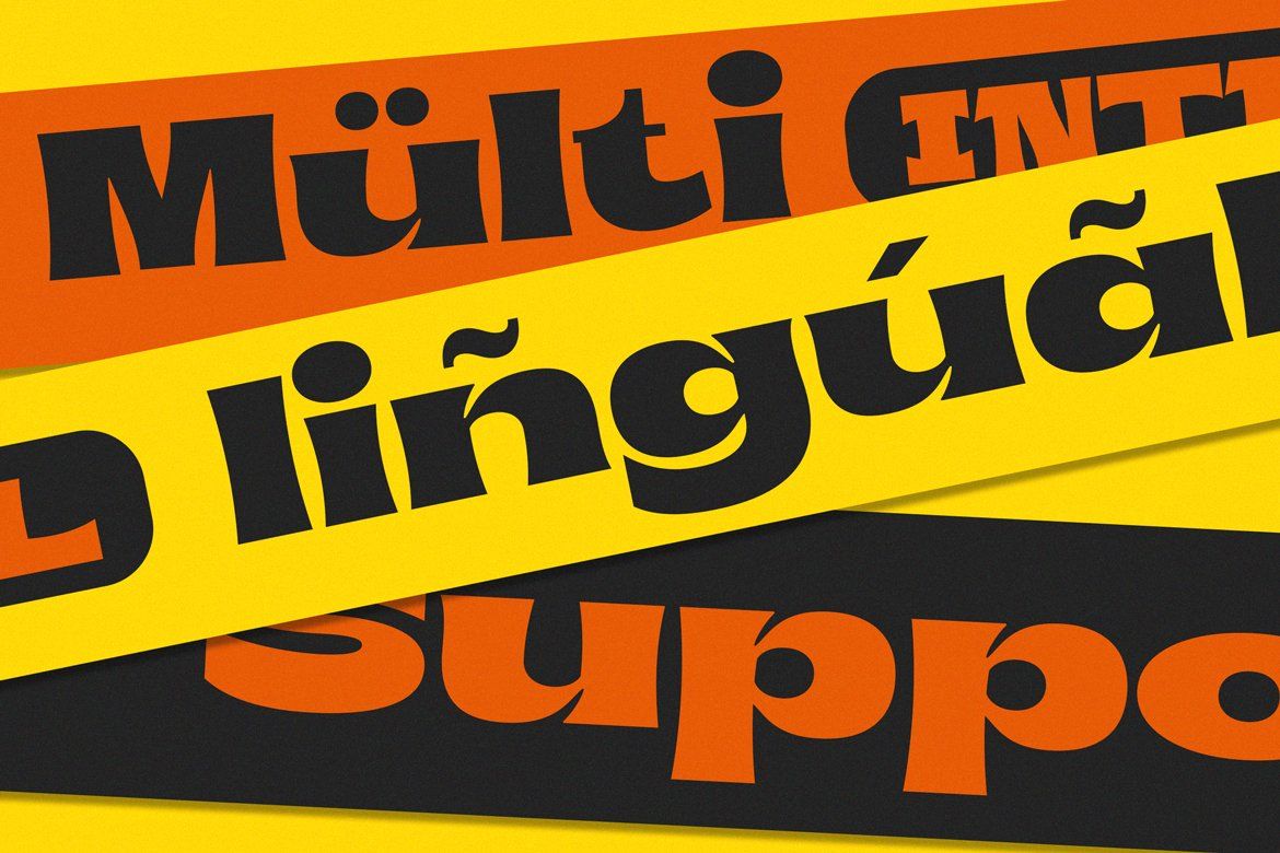 Bront-Olo – Retro Groovy Bold Display Font