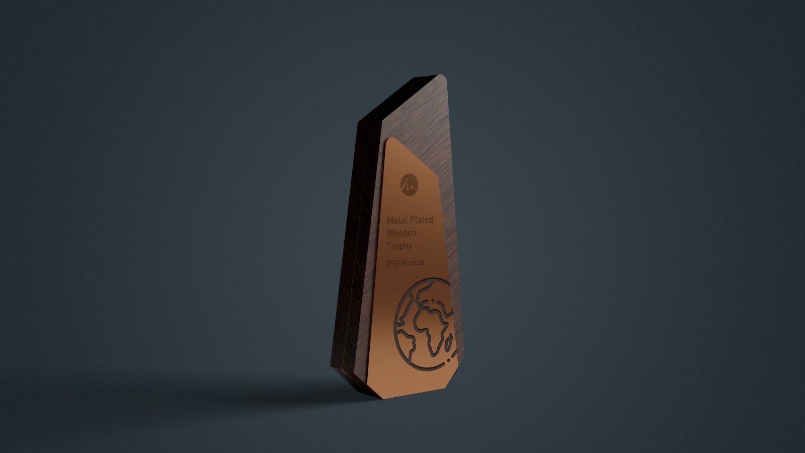 Bronze Plated Wooden Trophy - 3 PSDs — image 2
