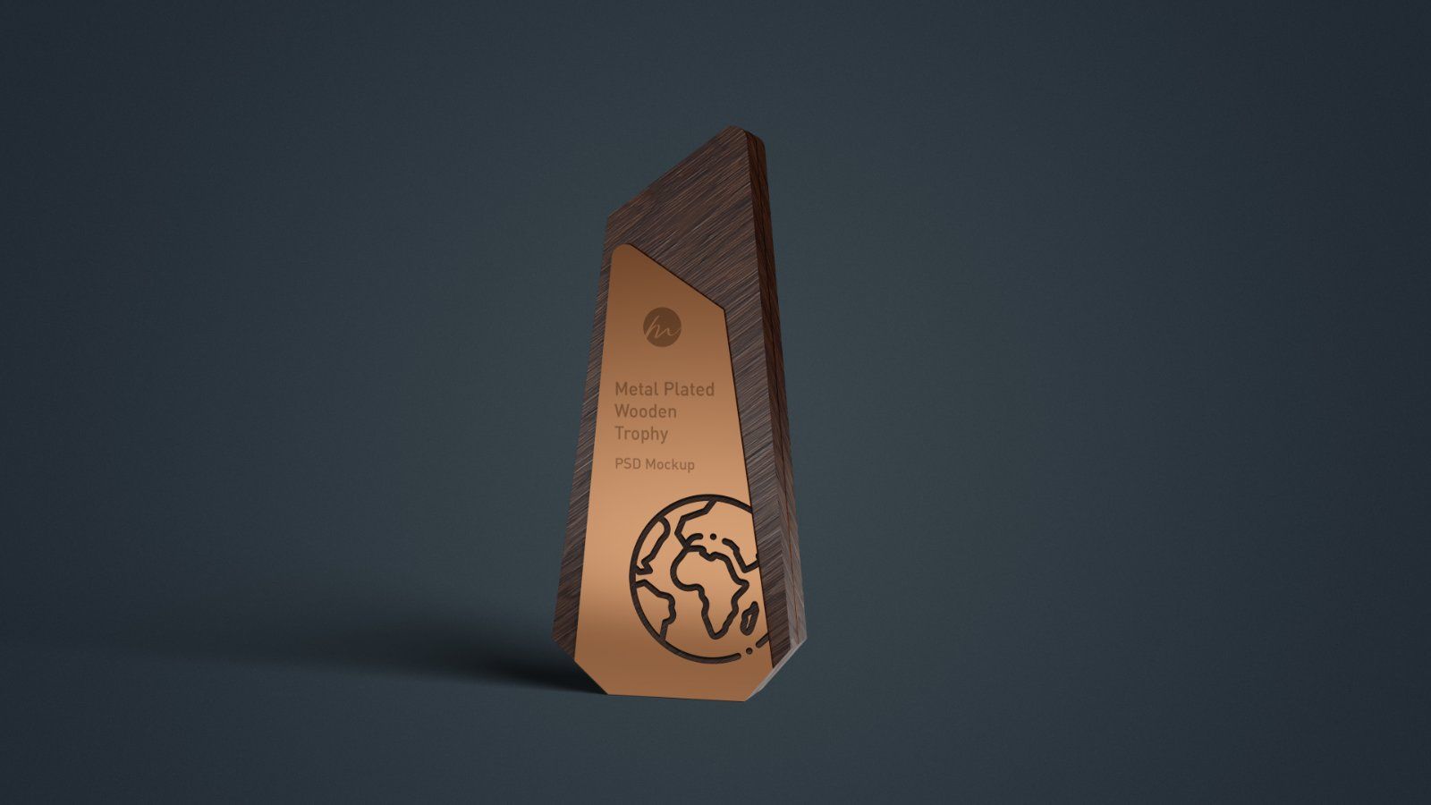 Bronze Plated Wooden Trophy - 3 PSDs — image 3
