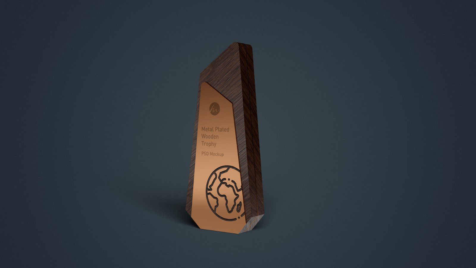 Bronze Plated Wooden Trophy - 3 PSDs — image 4