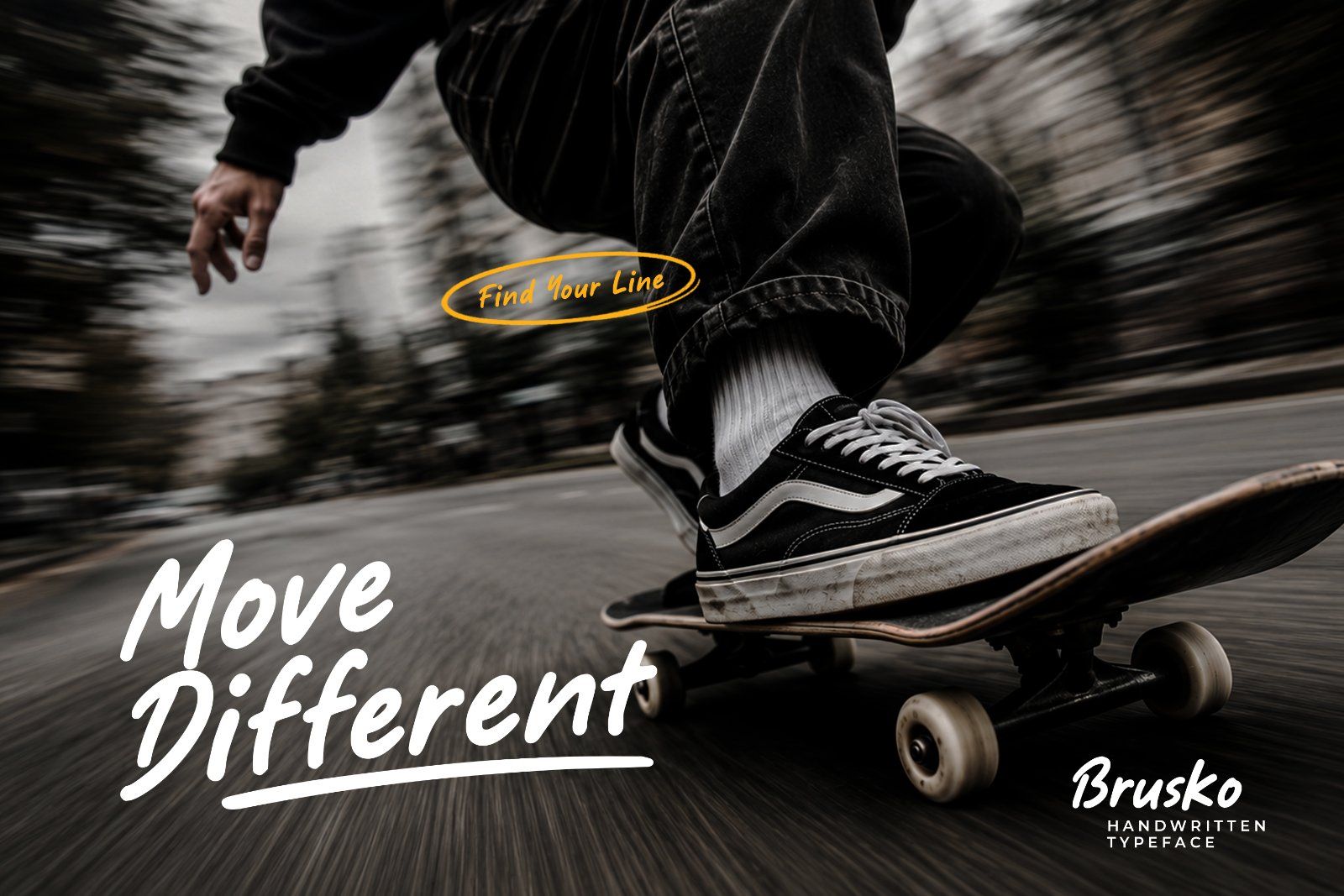 Font Brusko — Handwritten Brush Typeface — image 3