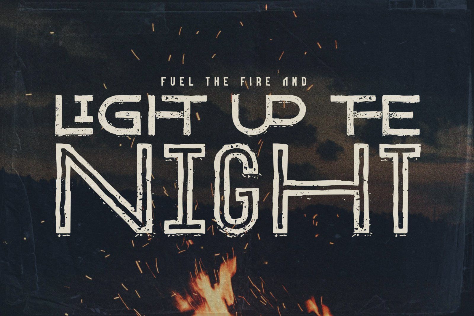 Burning Radfort - Handcrafted Font — image 3