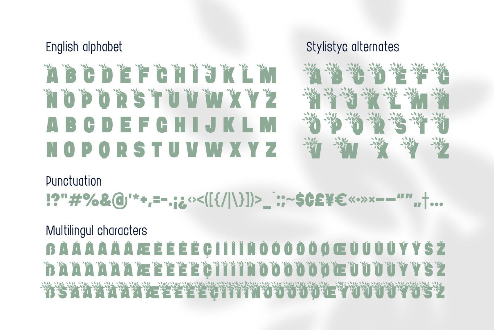 Bushman font set — image 6