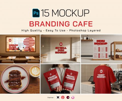 Premium Branding Coffee Store Mockup