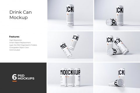 Drink Can Mockup