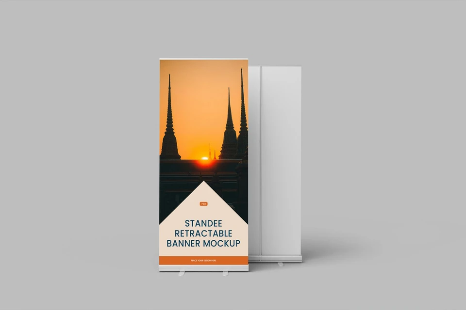 Retractable Banner Mockup