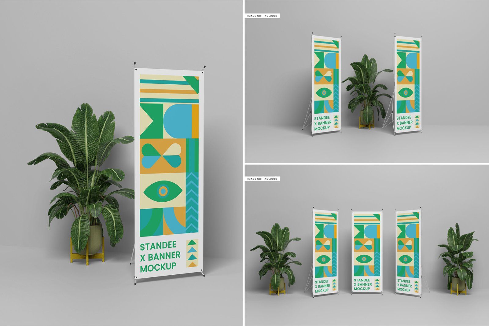 Standee X Banner Mockup — image 4
