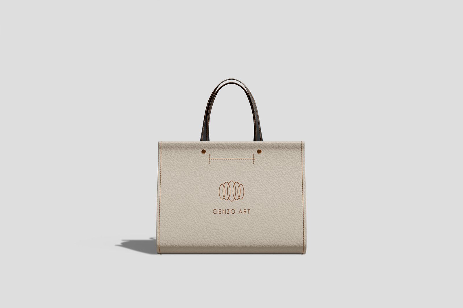 Tote Bag Mockup With Luxury Leather — image 3
