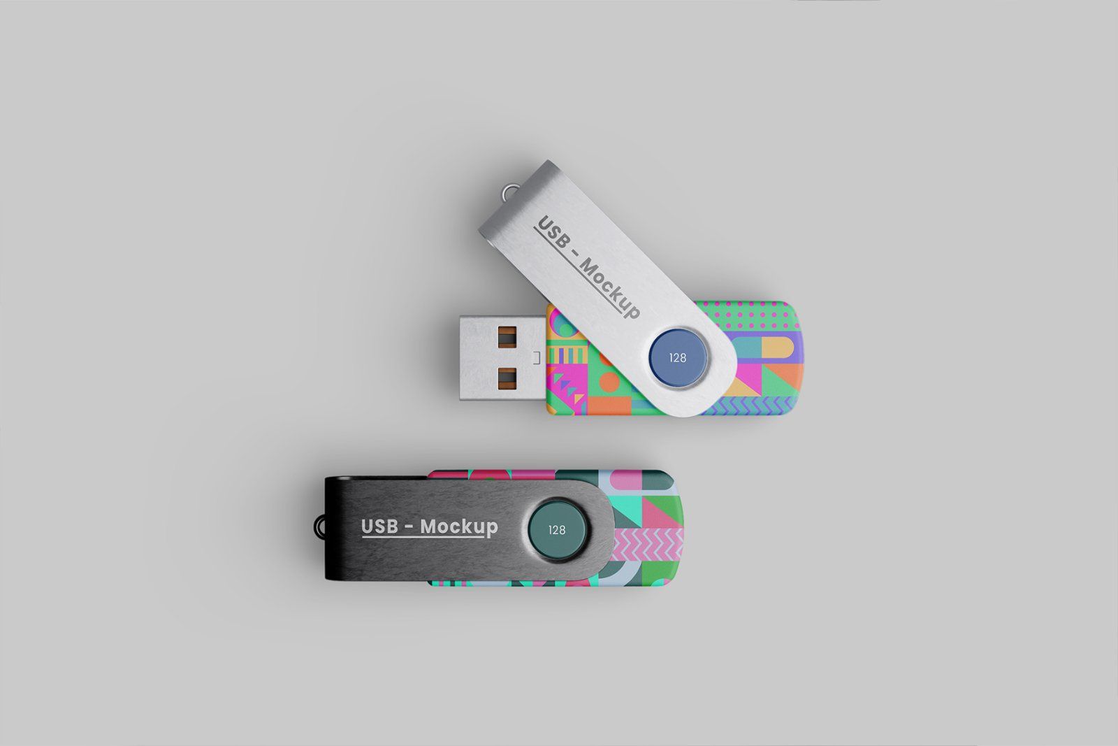 USB Flash Drive Mockup — image 1