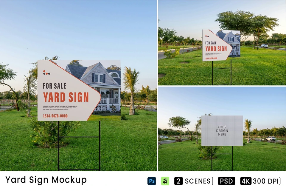 Yard Sign Mockup