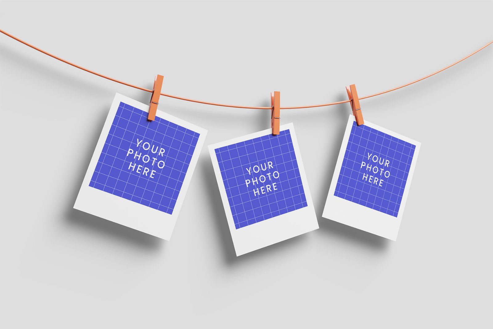 Polaroid Photo Collage Mockup — image 2