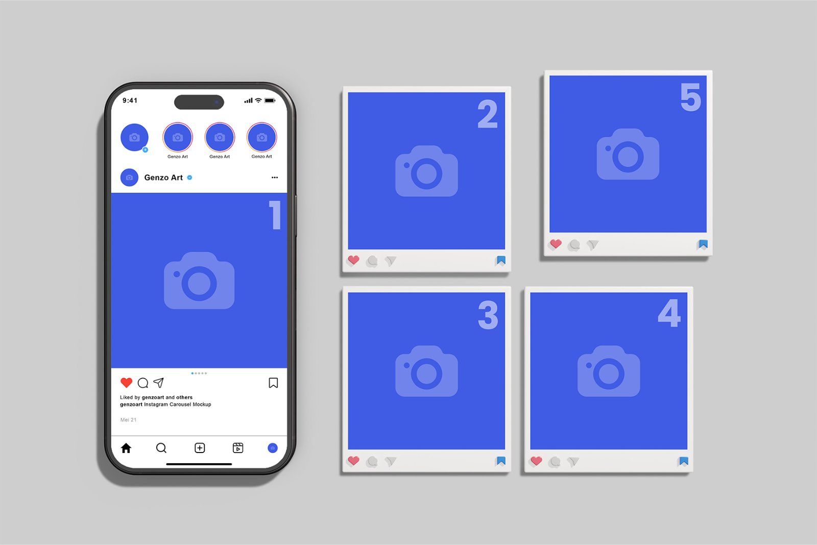 Instagram Carousel Mockup — image 2