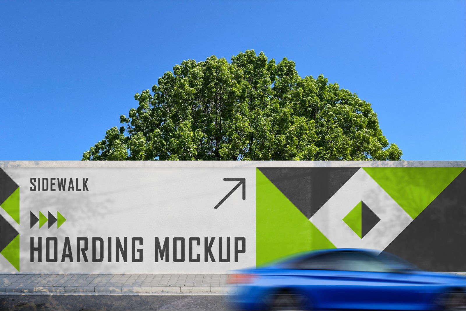 Outdoor Wall Hoarding Mockup — image 1