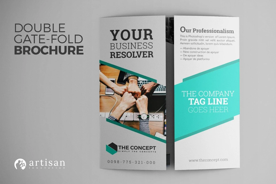 Double Gate fold Brochure