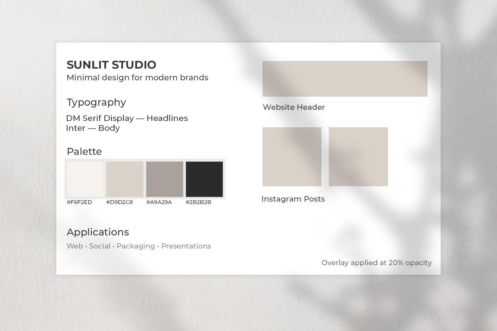 Sunlit Shadow Overlays Set — image 7