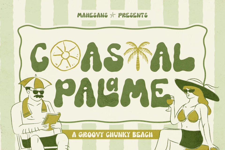 Coastal Palame - Summer Handwritten Font