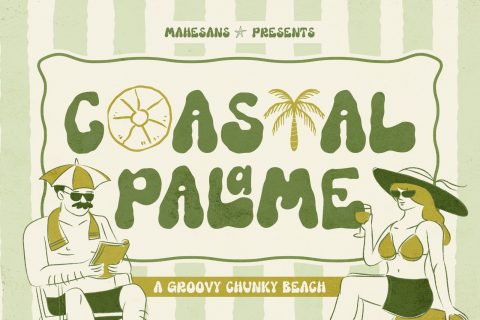 Coastal Palame - Summer Handwritten Font