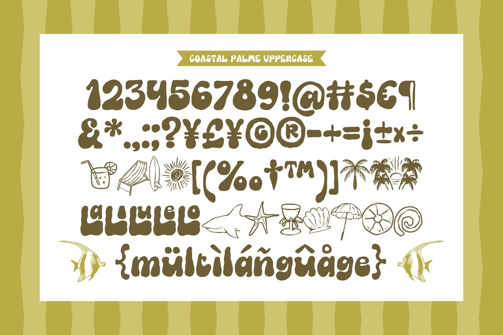 Coastal Palame - Summer Handwritten Font