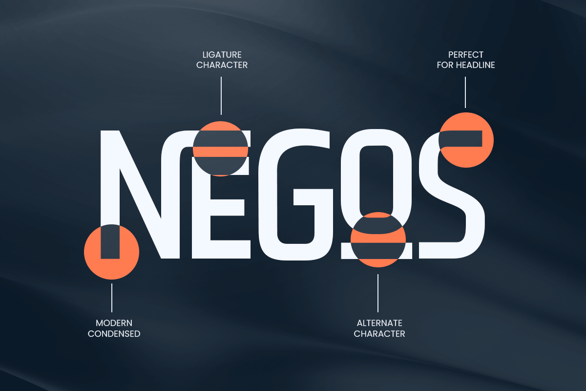Contdon-Modern Condensed Headline Font — image 9