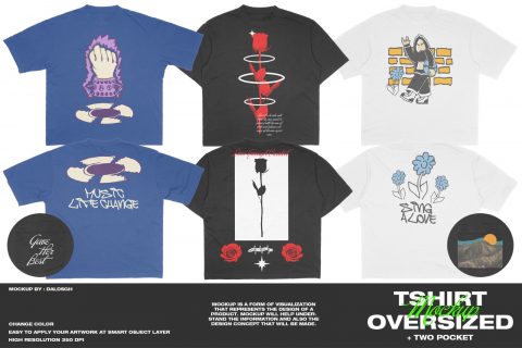 Tshirt Oversized - Mockup