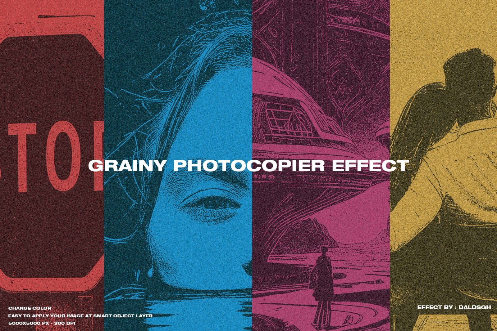 Grainy Photocopier Effect — image 1