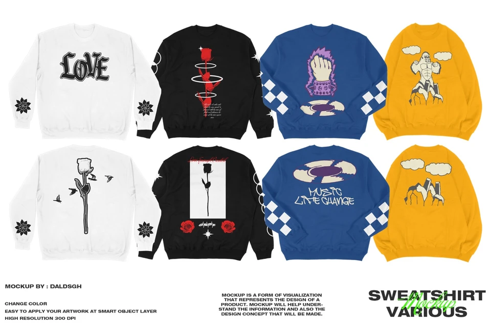 Sweatshirt Various - Mockup