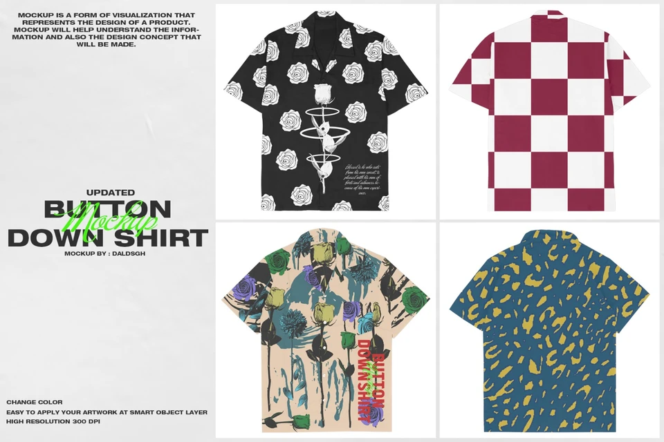 Button Down Shirt - Mockup