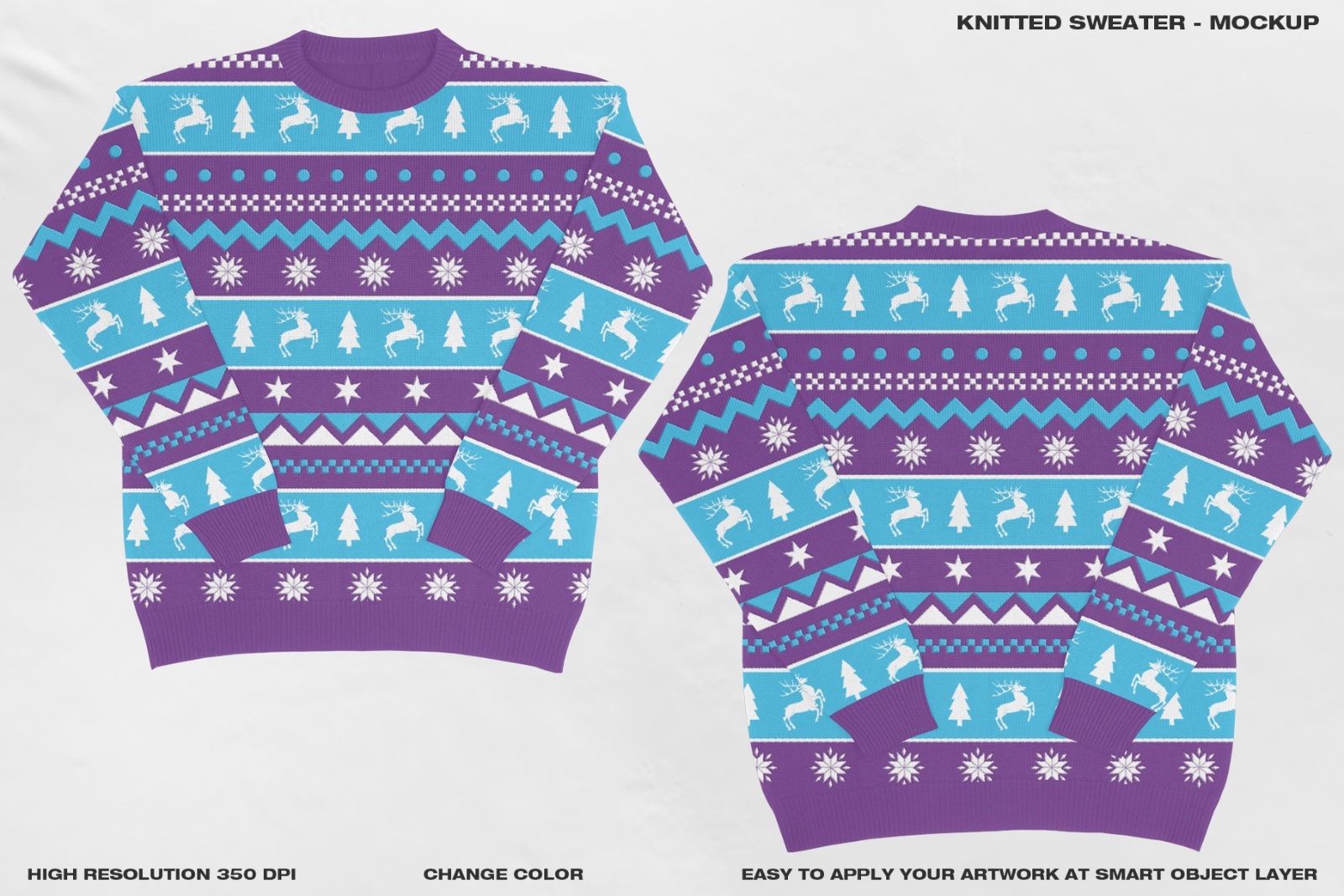 Knitted Sweater - Mockup