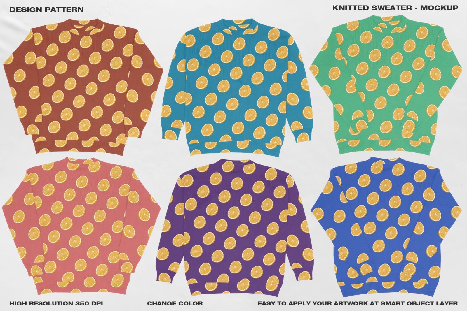 Knitted Sweater - Mockup