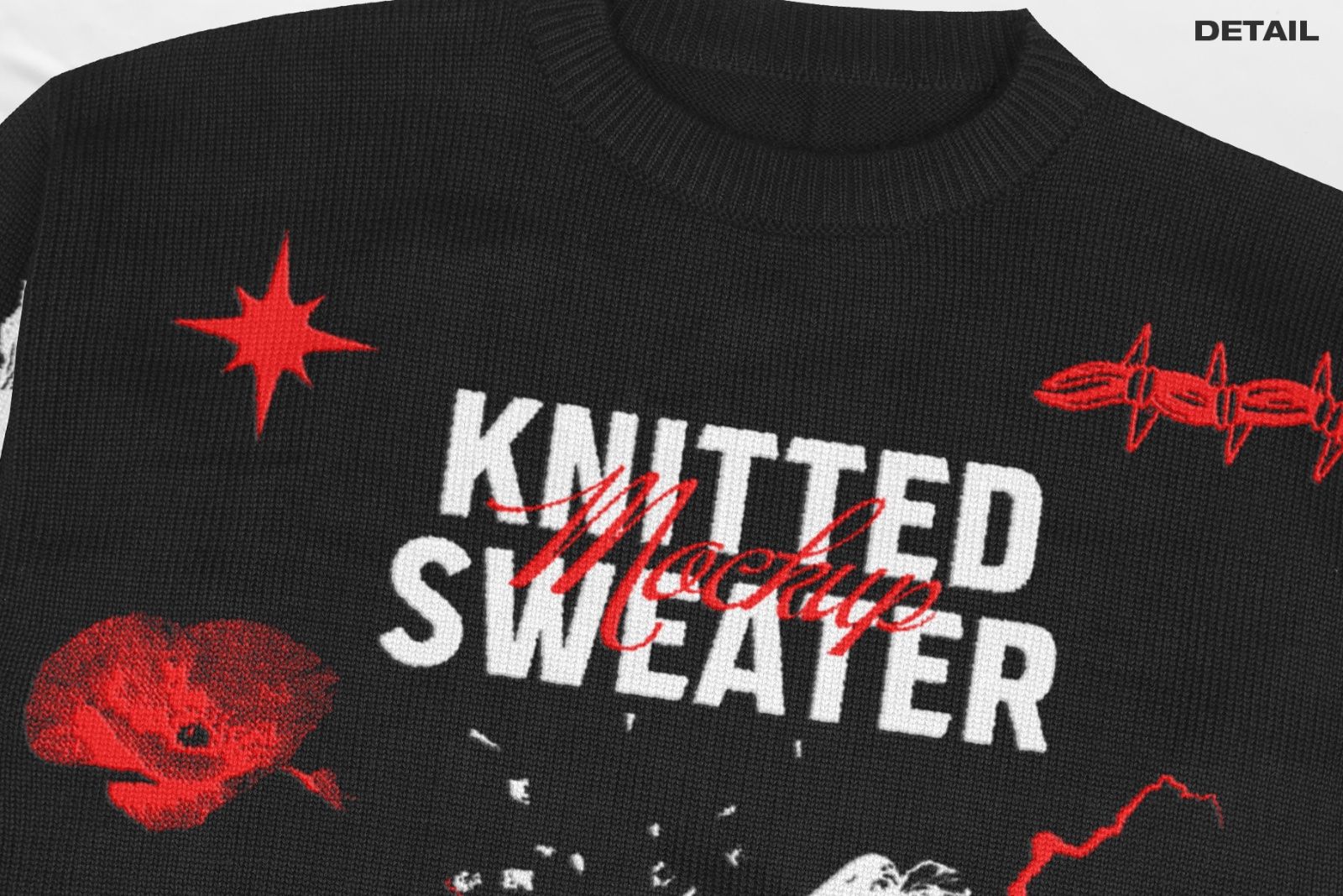 Knitted Sweater - Mockup
