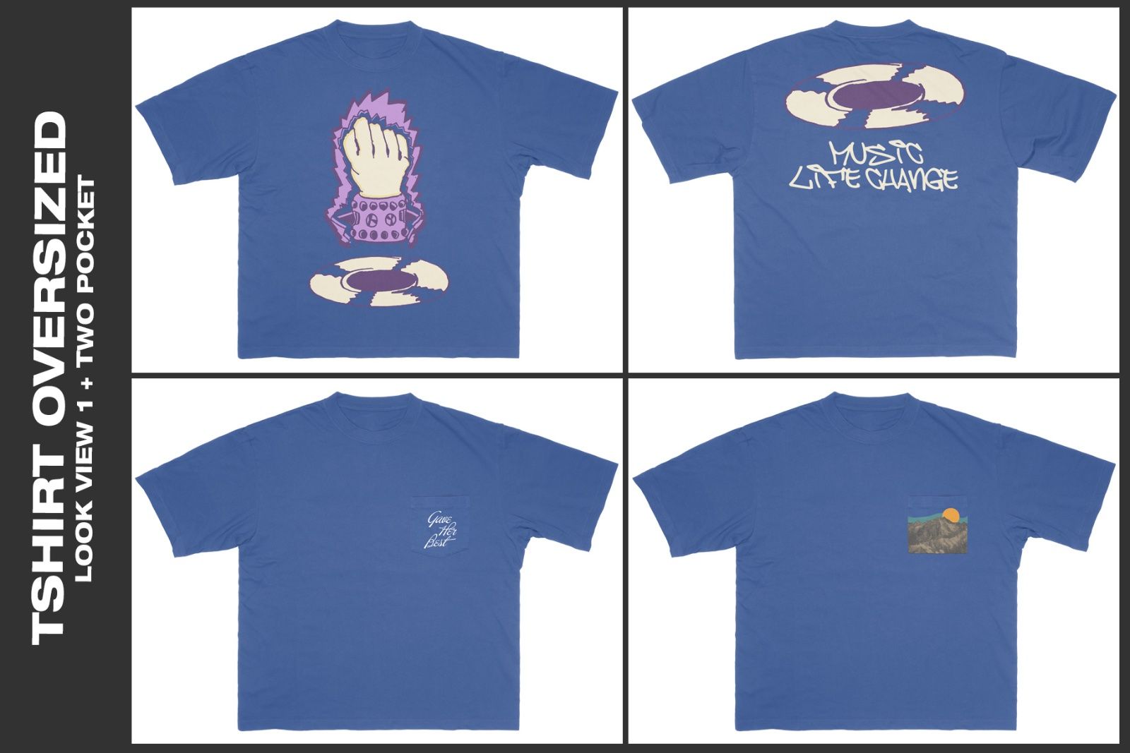 Tshirt Oversized - Mockup