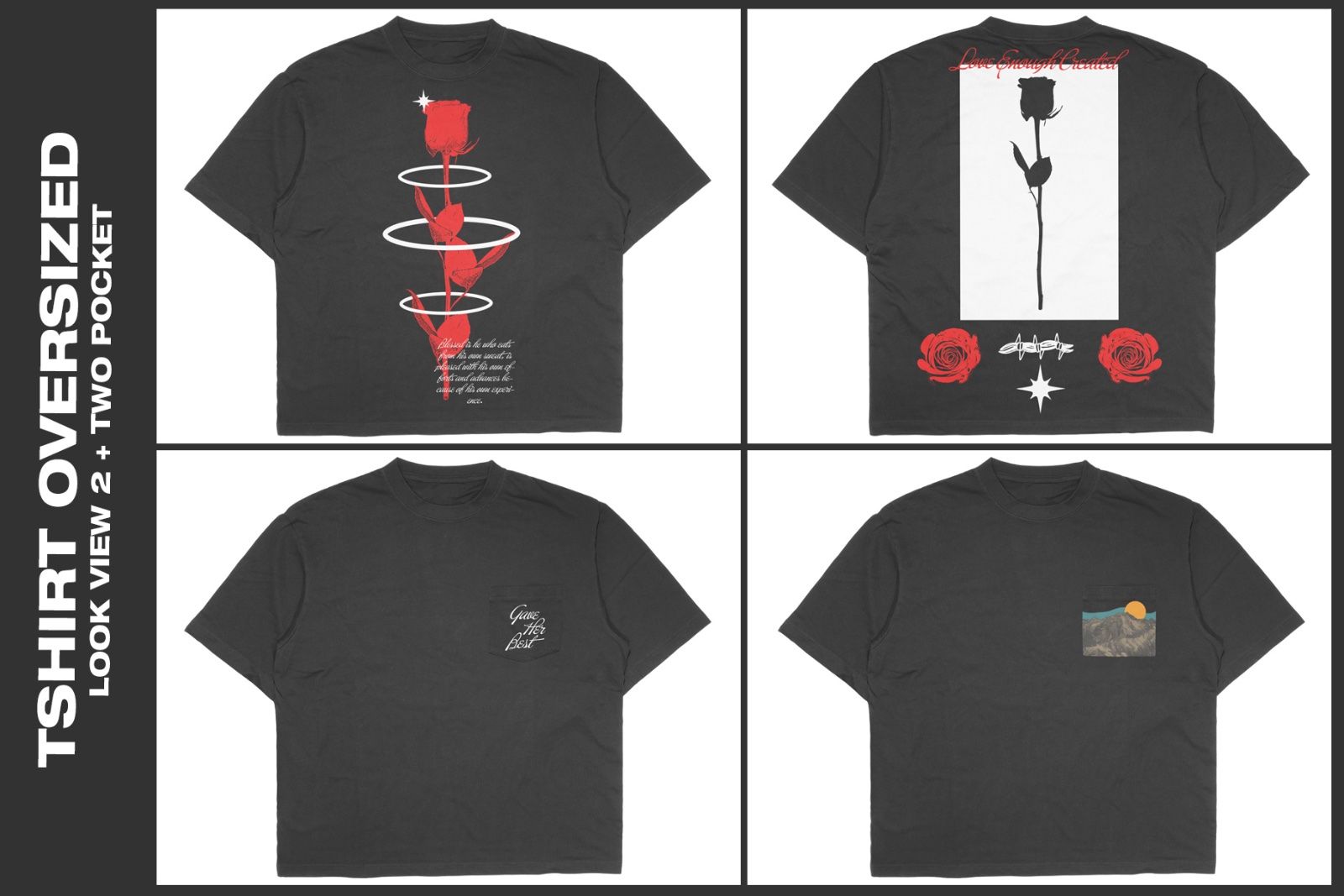 Tshirt Oversized - Mockup