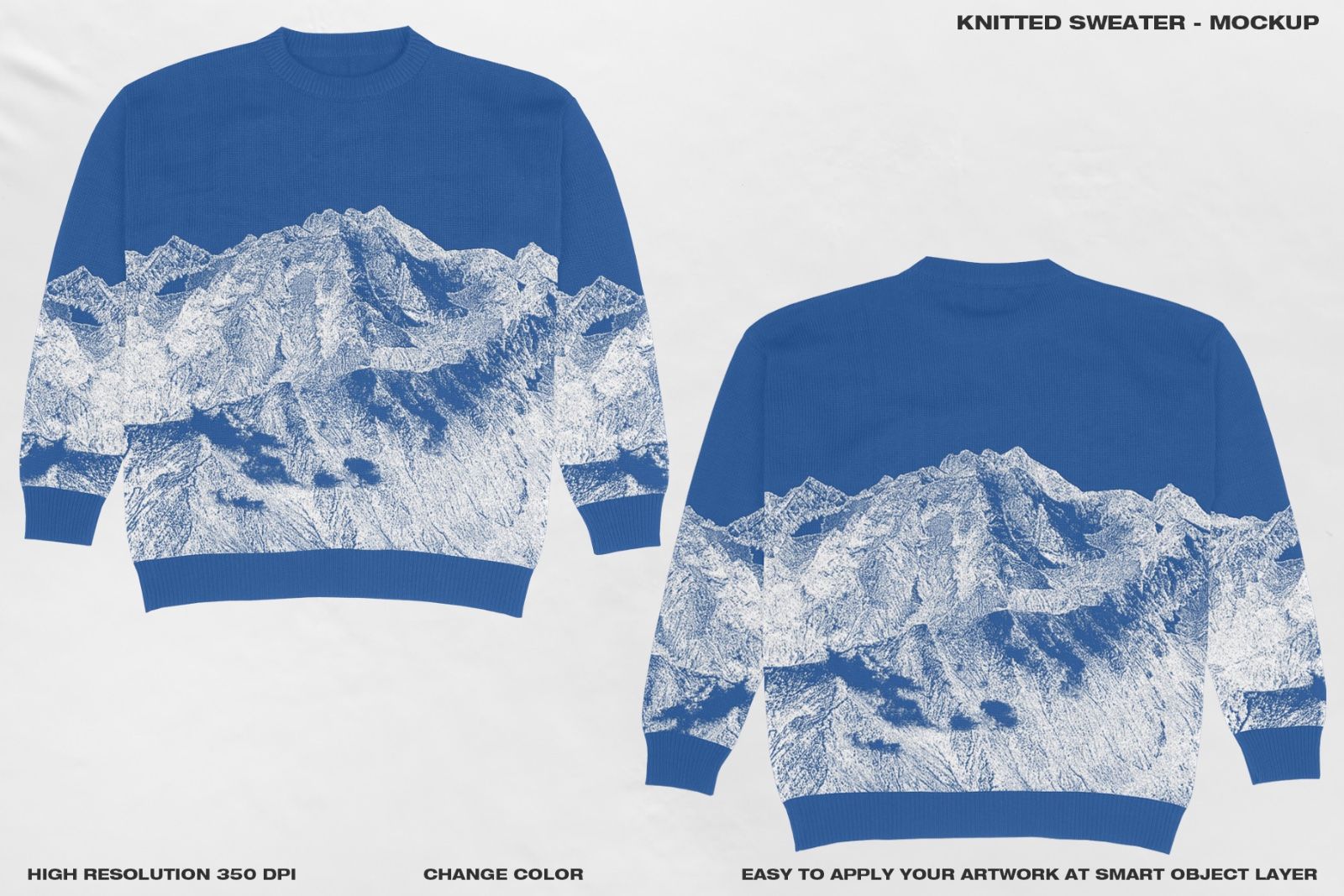 Knitted Sweater - Mockup