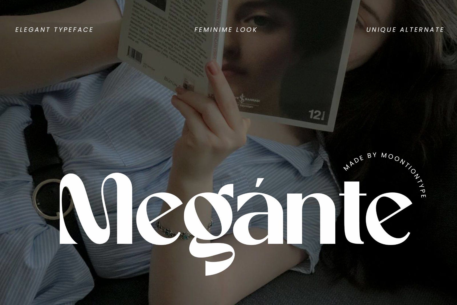 Megante | Elegant Sans Serif Font with Alternates
