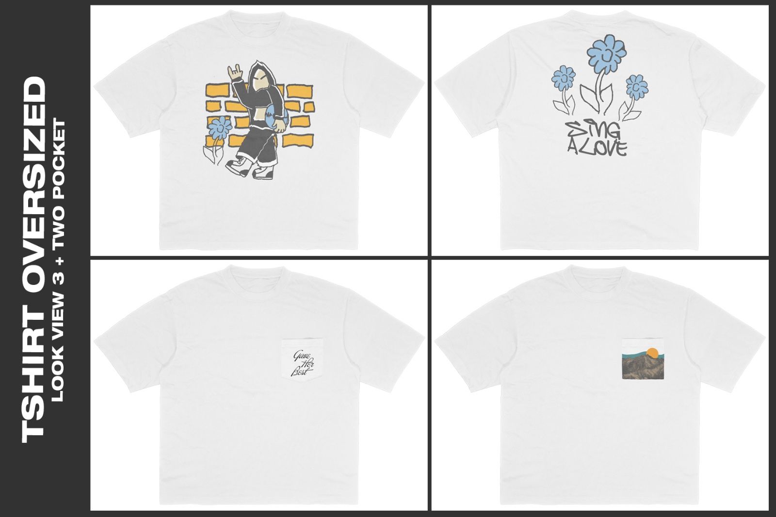 Tshirt Oversized - Mockup