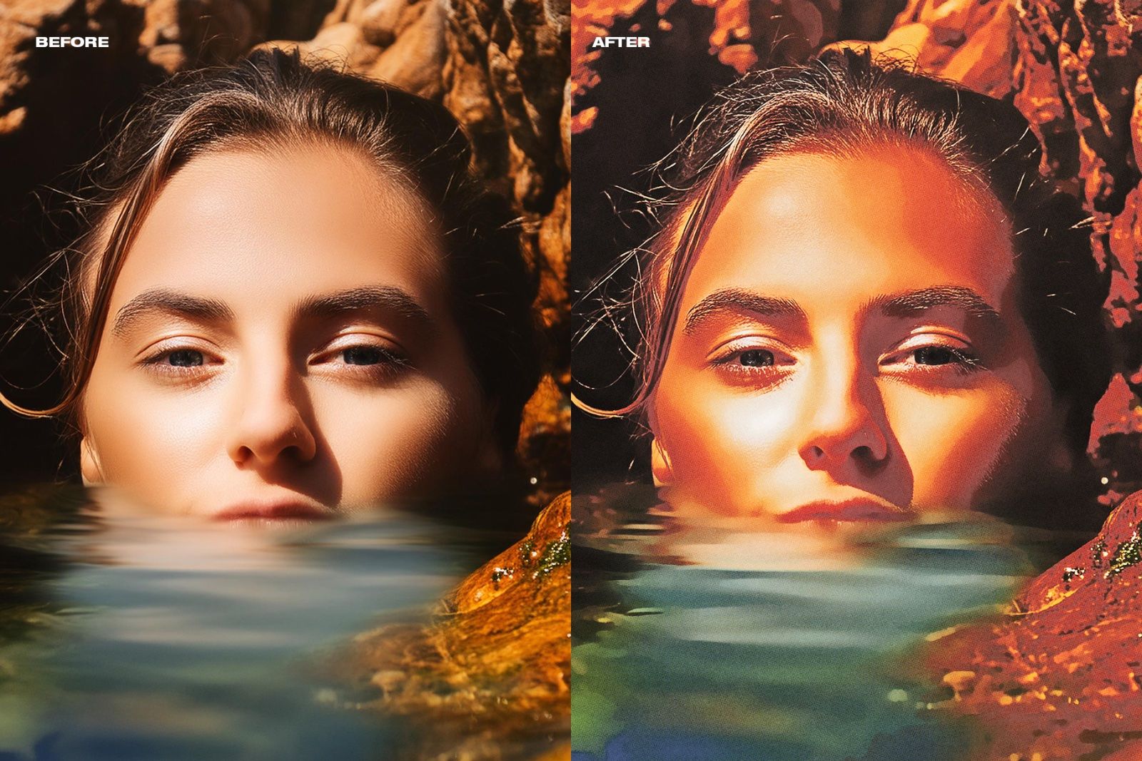 Retro Dry Brush Poster Effect — image 4