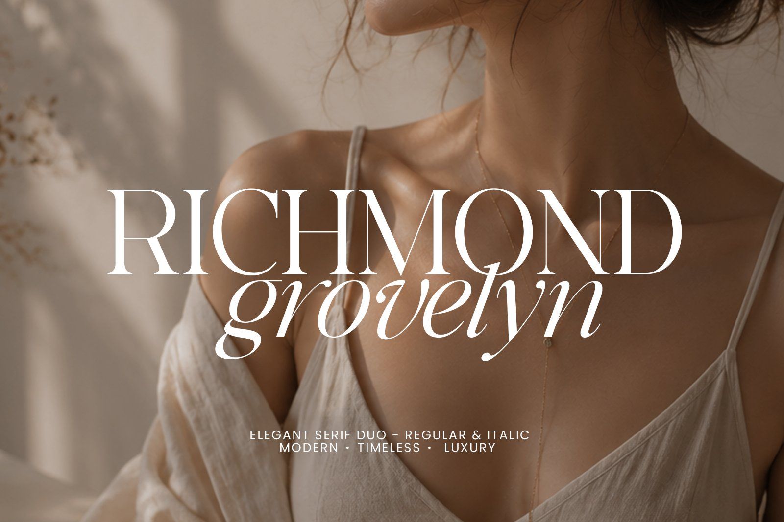 Richmond Grovelyn | Elegant Serif Duo Font