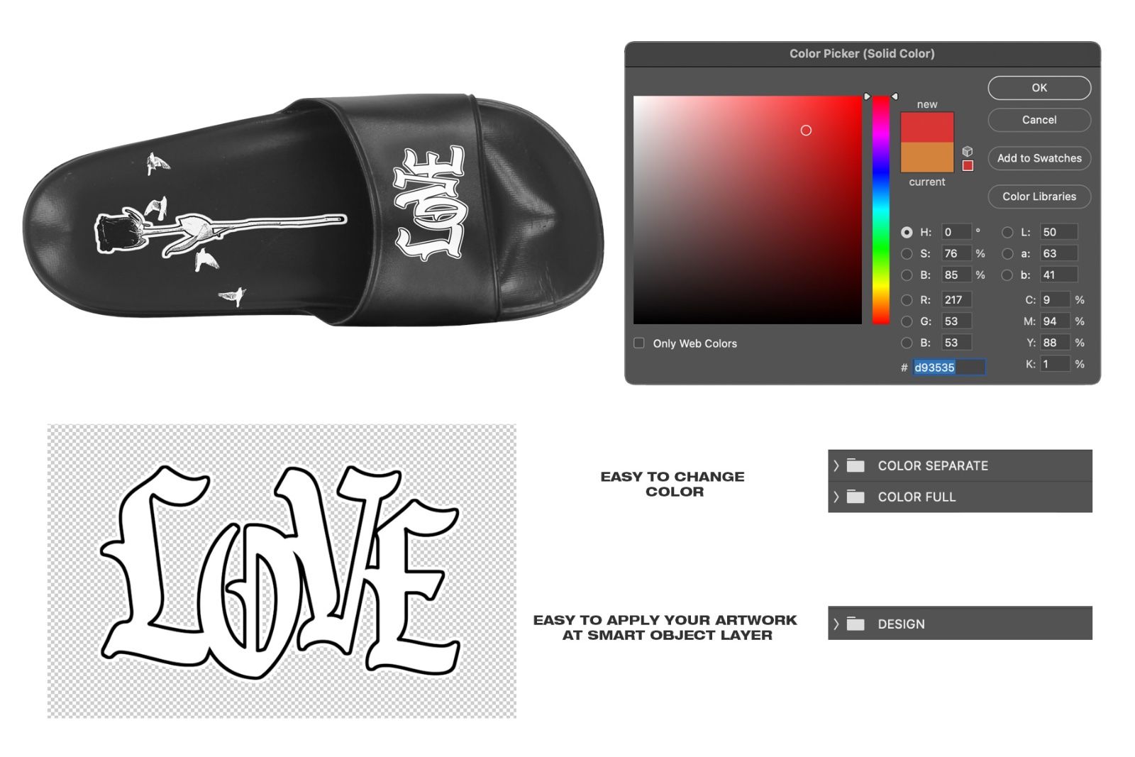 REALISTIC SLIDE SANDALS MOCKUP — image 6