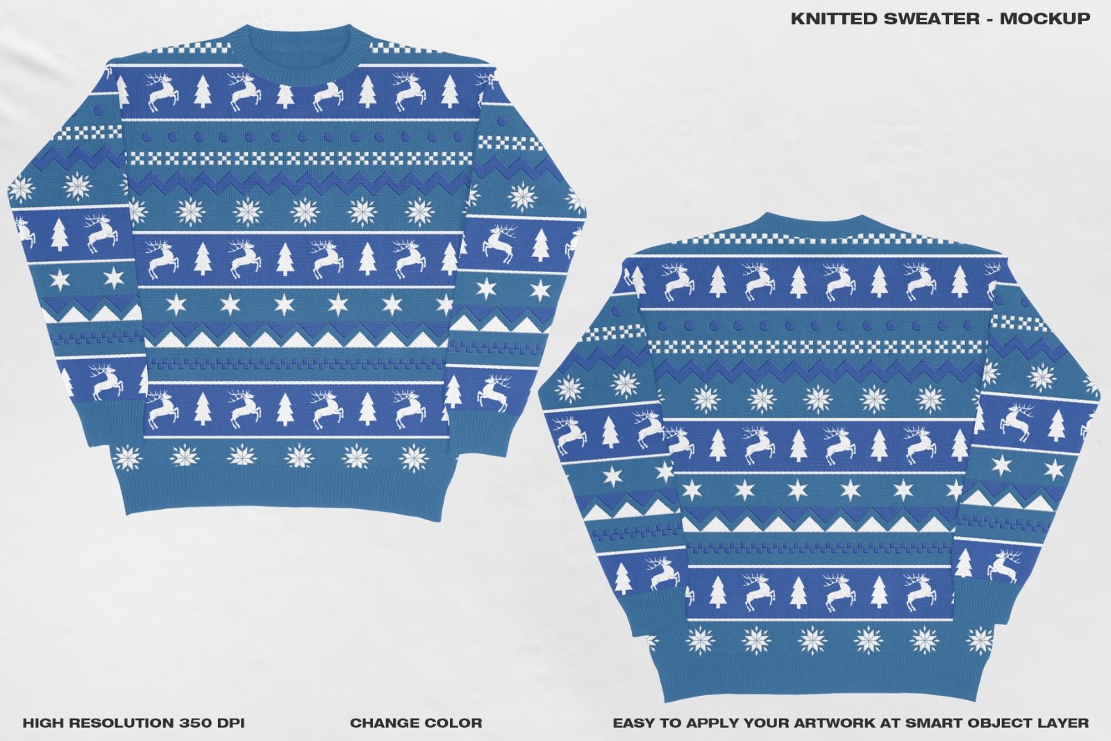 Knitted Sweater - Mockup