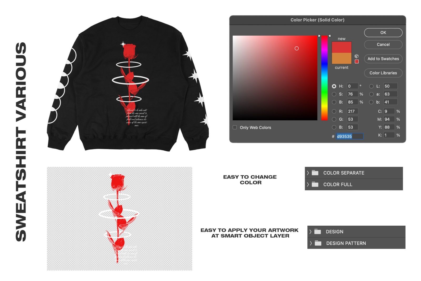 Sweatshirt Various - Mockup