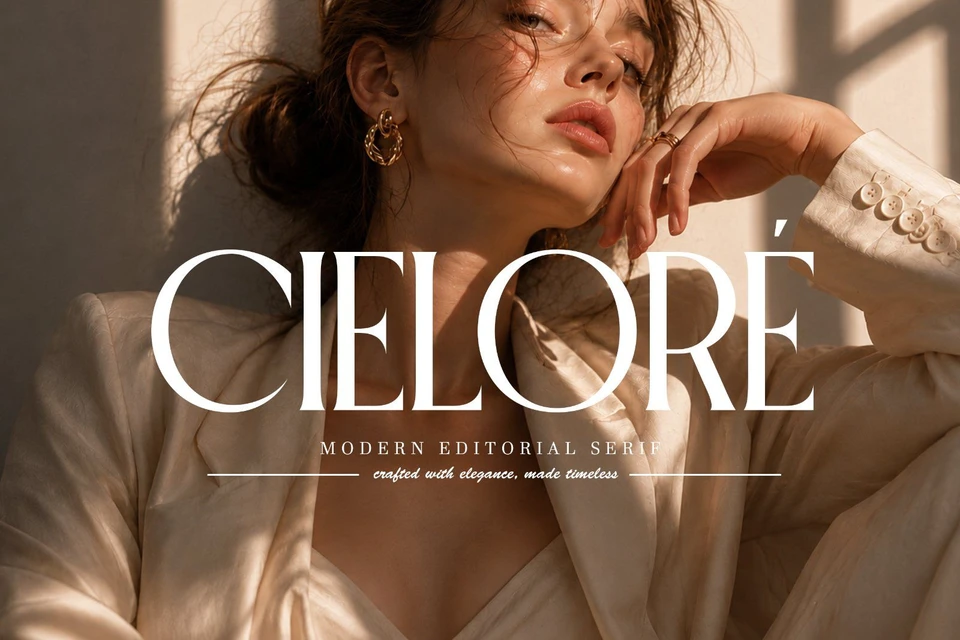 Cielore | Modern Editorial Serif