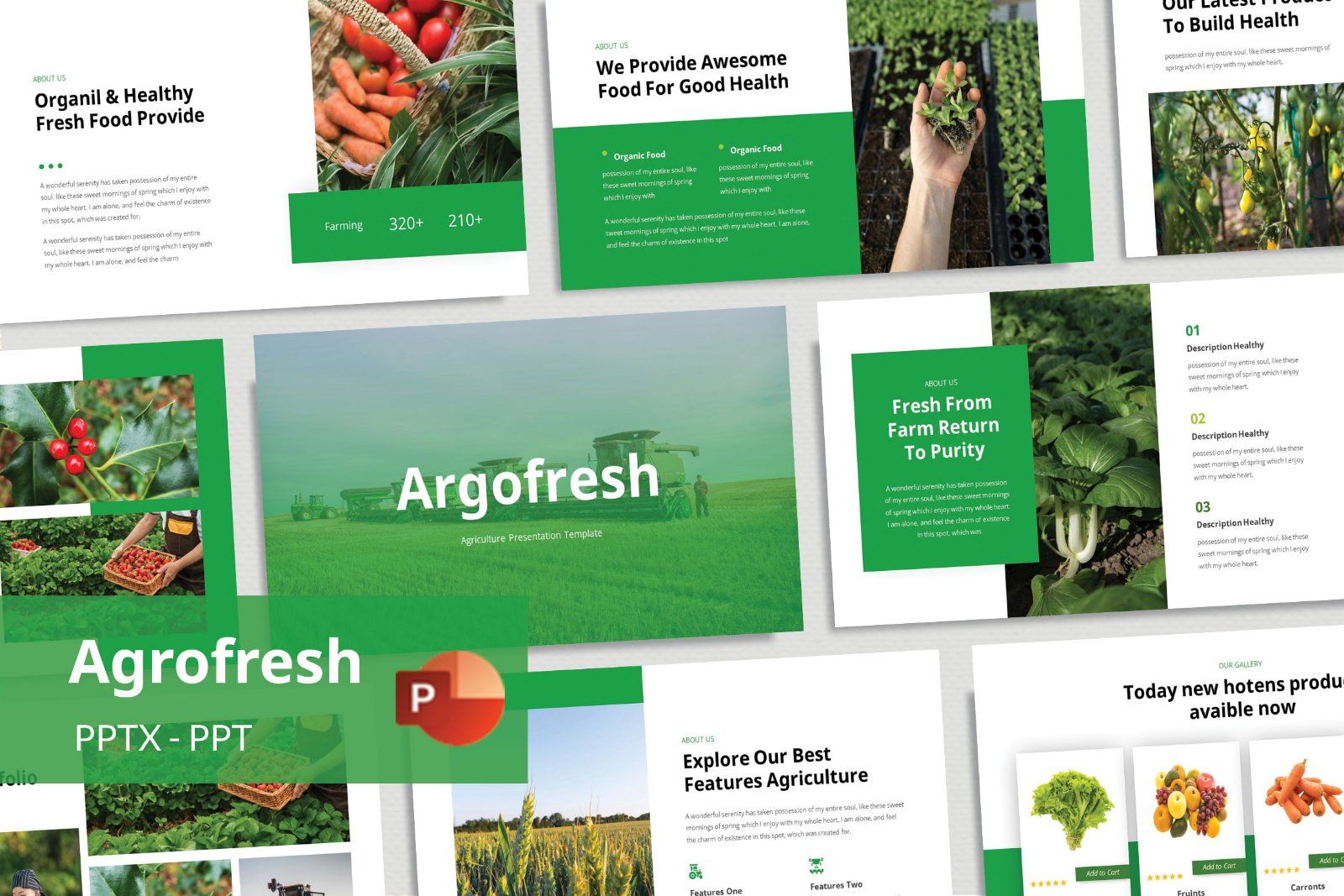 Argofresh - Agriculture Presentation Template