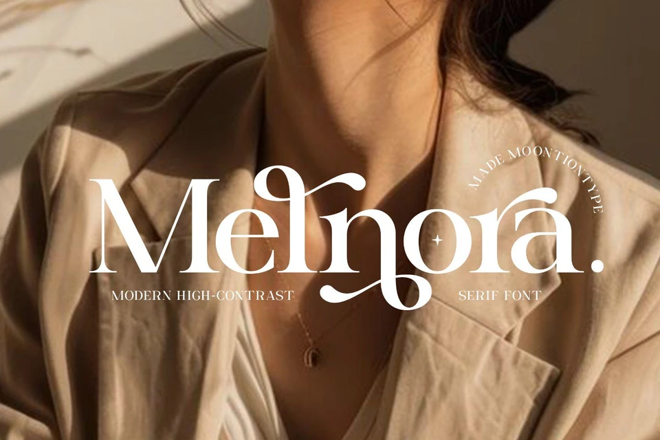 Melnora | Modern High Contrast Serif Font