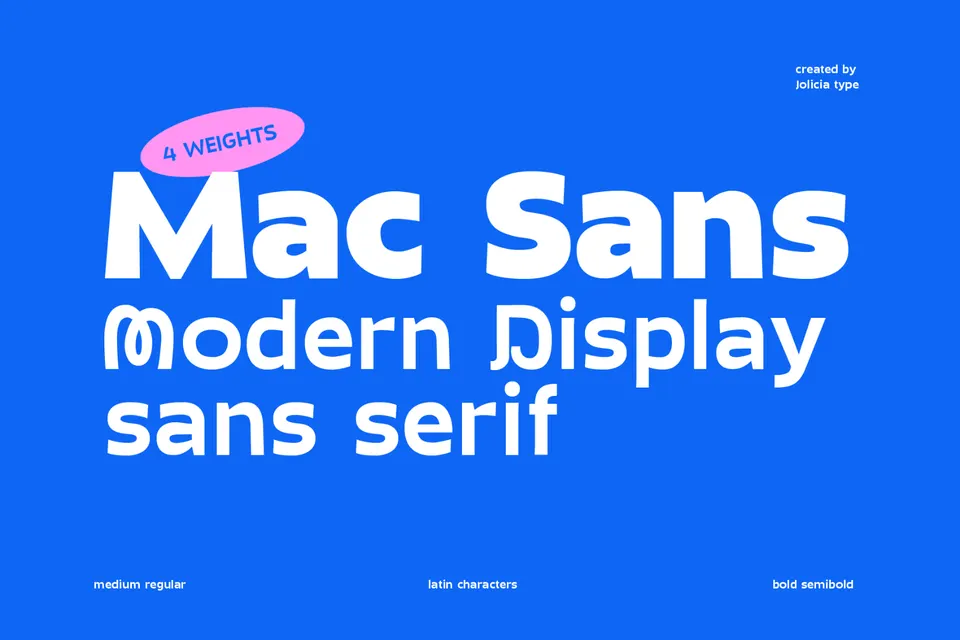 Mac Sans | Display Sans Serif Font