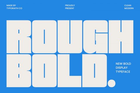 Rough | Bold Sans Serif Font