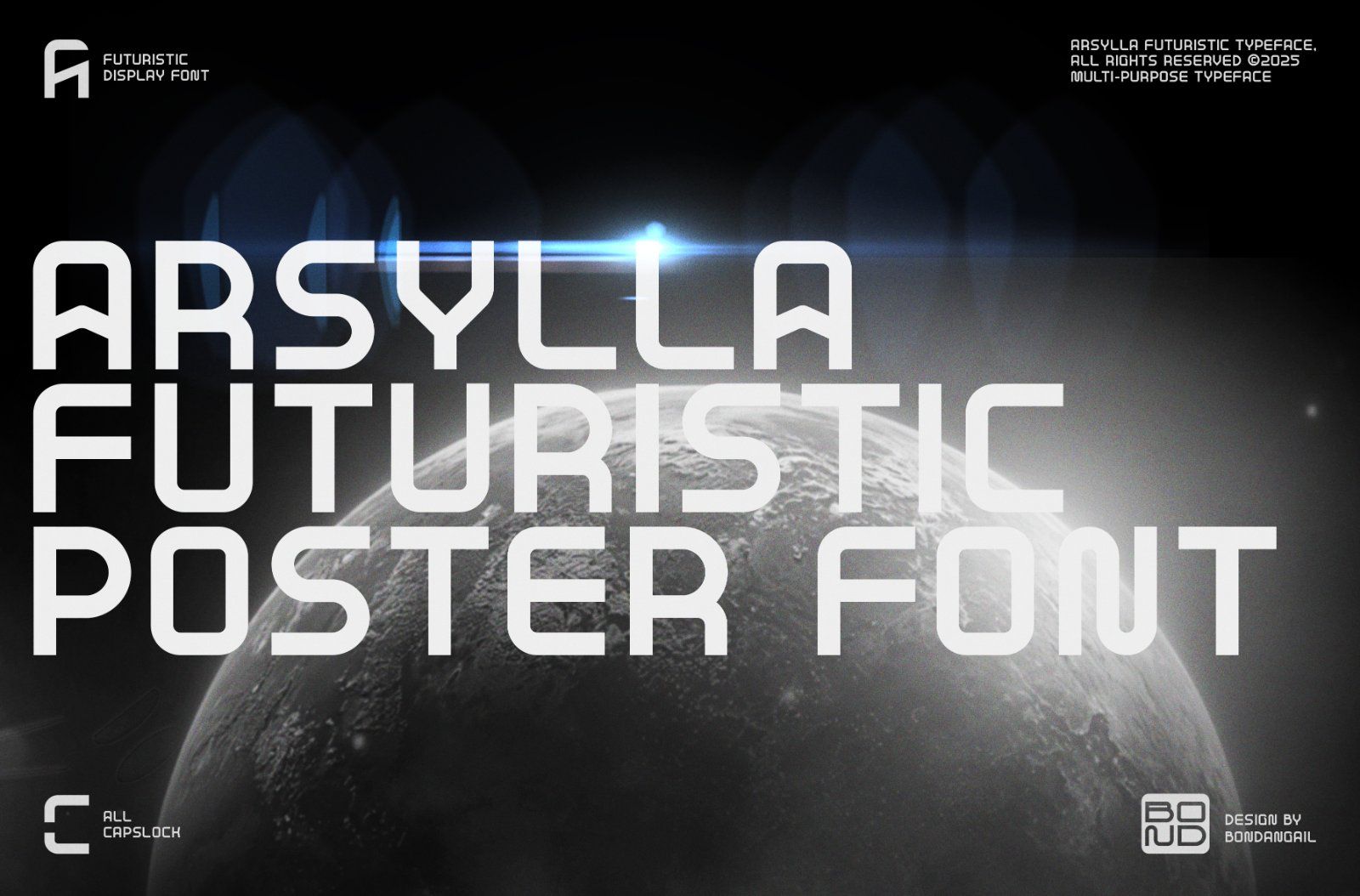 Arsylla | Futuristic Poster Font — image 1